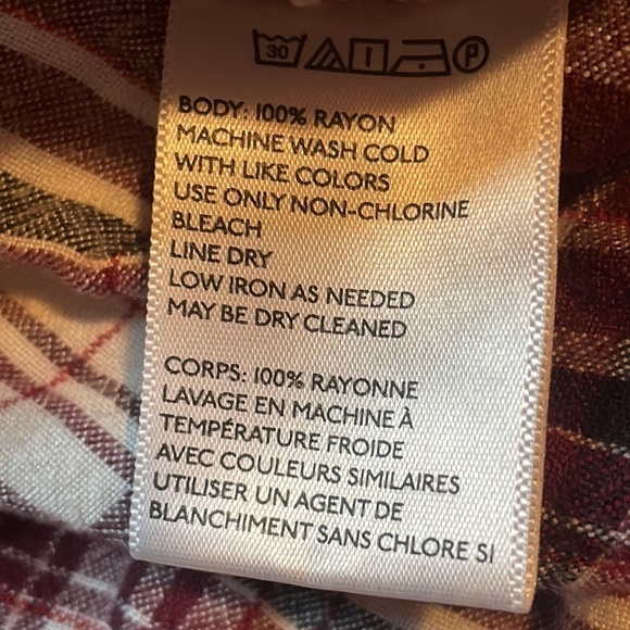 Bdg‎ Button Up Black and White Plaid Long Sleeve - Picture 8 of 8